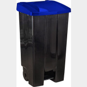 Контейнер для мусора пластиковый IDEA 110 л синий/черный (М2395)