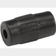 Соединитель для рейлинга AKS пластиковый d16 мм черный (23757)