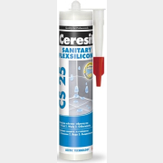 Герметик силиконовый CERESIT CS 25 санитарный 28 персиковый 280 мл (1573767)