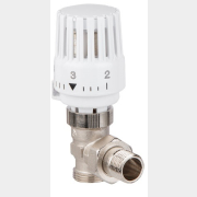 Кран вентильный для радиатора 1/2"х3/4" угловой с термоголовой AV ENGINEERING (AVE298512)