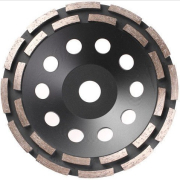 Чашка алмазная шлифовальная 115х22,2 мм двурядная GEPARD (GP0808-115)