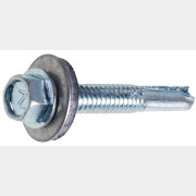 Саморез кровельный 6,3х38 мм цинк шайба с прокладкой PT5 STARFIX 2500 штук (SM-61758-2500)