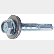 Саморез кровельный 5,5х32 мм цинк шайба с прокладкой PT5 STARFIX 3500 штук (SM-53752-3500)