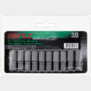 Насадка шестигранник 3 мм 5/16" 10 штук TOPTUL (FSDA1003G)