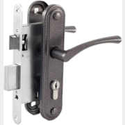 Замок врезной цилиндровый ОМЕГА ЗВ7 серебро (00-00000592)