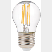 Лампа светодиодная филаментная E27 ЮПИТЕР G45 6 Вт 4000К (JP6004-04)