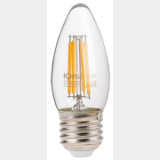 Лампа светодиодная филаментная E27 ЮПИТЕР C37 6 Вт 4000К (JP6003-04)