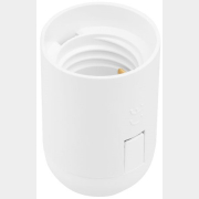 Патрон для лампочки Е27 термостойкий пластик подвесной ЮПИТЕР белый (JP7702-03)