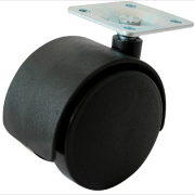 Колесо мебельное STARFIX d50 мм на площадке без фиксатора черный (SMF-10193)