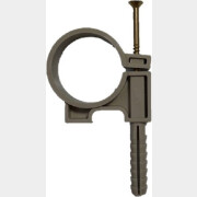 Хомут-дюбель технический для труб (бобер) 40 мм ЮСТАПЛАСТ 5 штук