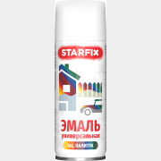 Краска-эмаль аэрозольная универсальная белый матовый 9003 STARFIX 520 мл (SM-33031-1)