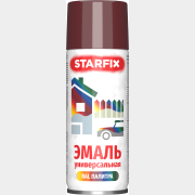 Краска-эмаль аэрозольная универсальная темно-красный 3005 STARFIX 520 мл (SM-97033-1)