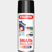 Краска-эмаль аэрозольная универсальная черный глянец 9017 STARFIX 520 мл (SM-103045-1)