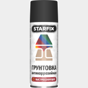 Грунтовка аэрозольная антикоррозийная черный STARFIX 520 мл (SM-38641-1)