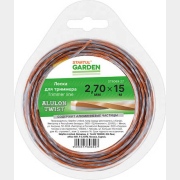 Леска для триммера d 2,7 мм х 15 м сечение витой квадрат ALULON TWIST STARTUL GARDEN (ST6069-27)