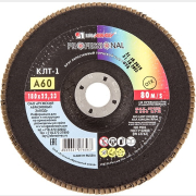 Круг лепестковый 180х22,2 мм P60 LUGAABRASIV Professional КЛТ1 (4603347276563)
