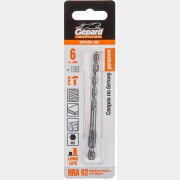 Сверло по бетону твердосплавное спиральное 6х100 мм GEPARD HRA 92 (GP0226-100)