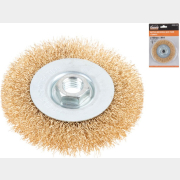 Щетка для УШМ диск гофра 100 мм M14 GEPARD (GP0892-100)