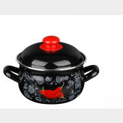 Кастрюля стальная эмалированная 2,1 л PERFECTO LINEA Перчик (50-367821)