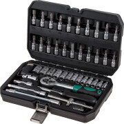 Набор инструментов 1/4" 6 граней 46 предметов ВОЛАТ (18550-46)