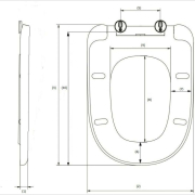 Сиденье для унитаза AV ENGINEERING Alca (AVWHR201C)
