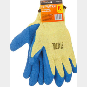 Перчатки хлопчатобумажные с латексным рельефным покрытием STARTUL размер 10 (ST7123-10)