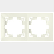 Рамка двухместная BYLECTRICA Уют бежевая (ЮЛИГ.735212.280-40бе)