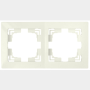 Рамка двухместная BYLECTRICA Уют бежевая (ЮЛИГ.735212.280-40бе)