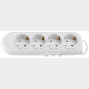 Колодка удлинителя 4 гнезда со шторками BYLECTRICA белая (Р16-9186)