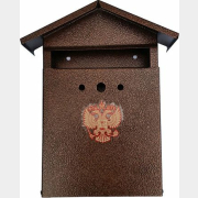 Ящик почтовый ИНСТРУМАГРО Домик с замком 350х280х60 мм (071725)