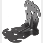 Уголок 95х95х80 мм фигурный черный матовый STARFIX (SMP-59647-1)