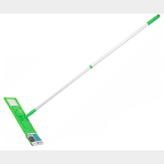 Швабра для пола PERFECTO LINEA с насадкой из микрофибры зеленая (43-392013)