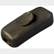 Выключатель на шнур однополюсный 6А 250В BYLECTRICA черный (ВШ116-003ч)