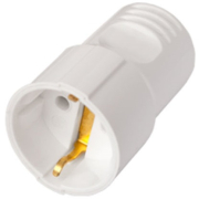 Розетка переносная с заземлением 16А 250В BYLECTRICA белая (Р16-380)