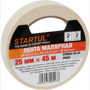 Скотч (лента) малярный 25 мм 45 м STARTUL Profi (ST9054-25-45)