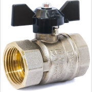 Кран шаровой 3/4" внутренняя резьба бабочка LD PN 40 (LD47.300.20)