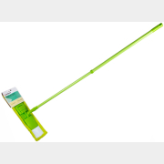 Швабра для пола PERFECTO LINEA Solid с насадкой из микрофибры зеленая (43-492023)