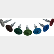 Саморез с прессшайбой 4,2х19 мм цинк со сверлом RAL 7004 STARFIX 1000 штук (SMC3-87305-1000)