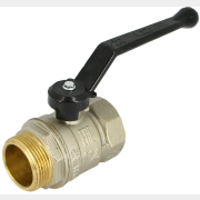 Кран шаровой 1 1/4" наружная-внутренняя резьба рычаг LD PN 40 (LD47.303.32)