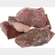Камень для бани и сауны БАННЫЕ ШТУЧКИ Кварцит малиновый колотый (03715)