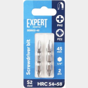 Бита для шуруповерта двусторонняя PH2-PZ2 45 мм STARTUL Expert 2 штуки (SE8922-45)