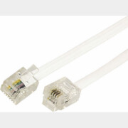 Удлинитель телефонный REXANT RJ-11 10 м белый (18-3101)