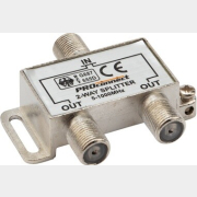 Разъем-разветвитель ТВ гнездо F - 2 гнезда F REXANT Proconnect (05-6021)