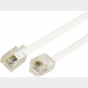 Удлинитель телефонный REXANT RJ-11 15 м белый (18-3151)