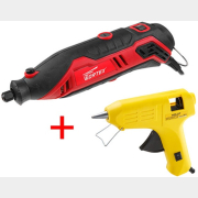 Набор инструмента гравер WORTEX MG 3214 E и пистолет клеевой MOLOT MGG 1140 (MG3214E0011A1)