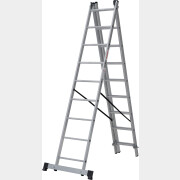 Лестница алюминиевая трехсекционная 552 см НОВАЯ ВЫСОТА NV1230 (1230309)