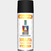 Краска-эмаль аэрозольная термостойкая силиконовая STARFIX черный 520мл (SM-26804-1)