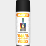 Краска-эмаль аэрозольная термостойкая силиконовая STARFIX черный 520мл (SM-26804-1)