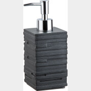 Дозатор для жидкого мыла PERFECTO LINEA Weathered Sand черный (35-151101)