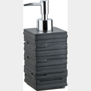 Дозатор для жидкого мыла PERFECTO LINEA Weathered Sand черный (35-151101)